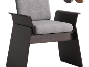 Base bend armchair 3D Model