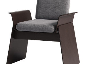 Base bend armchair 3D Модель