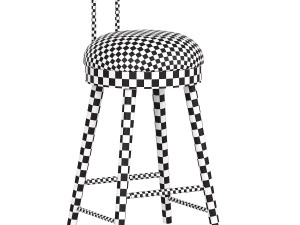 Plaza Counter Stool 3D Модель