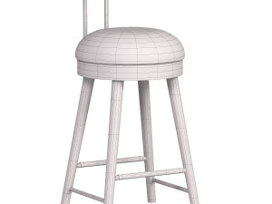 Plaza Counter Stool 3D Модель