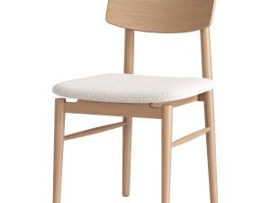Scandinavian Dining Chair 3D मॉडल