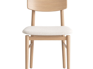 Scandinavian Dining Chair 3D मॉडल