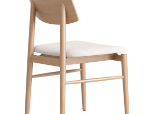 Scandinavian Dining Chair 3D मॉडल