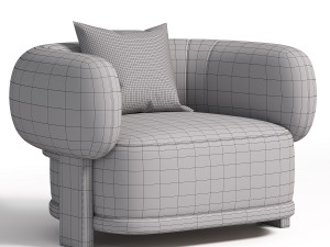 AZURE ONE SEAT SOFA Modelo 3D
