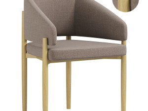 Chair with armrests Nemo Modelo 3D
