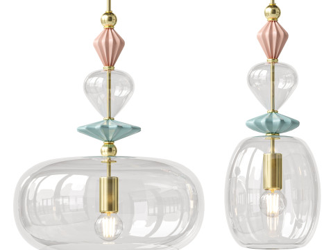 Odeon Pendant Light Collection 3Dモデル