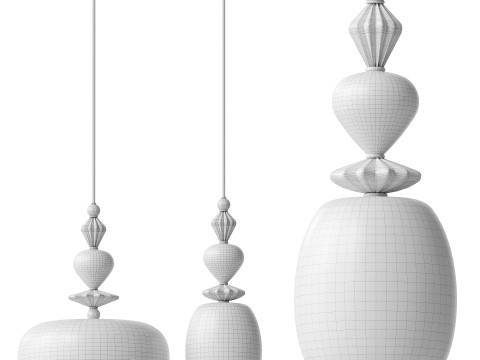 Odeon Pendant Light Collection 3Dモデル
