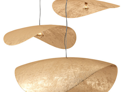 Gervasoni Brass Pendant 3 shapes 3D-Modell
