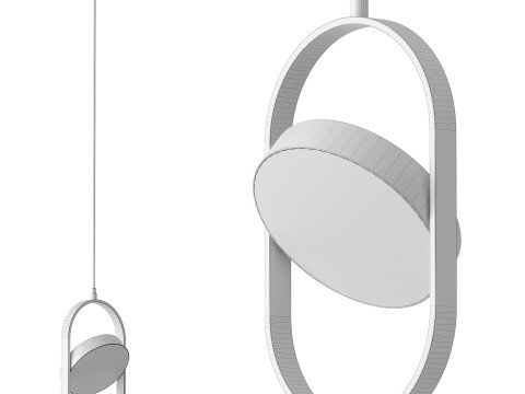 Pendant LED Light Lussole Lgo Aberdeen LSP-8223 Model 3D