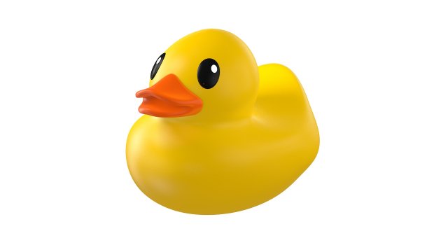 Bath Duck Modello 3D .c4d .max .obj .3ds .fbx .stl .blend 