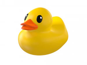 Badeente 3D Modell