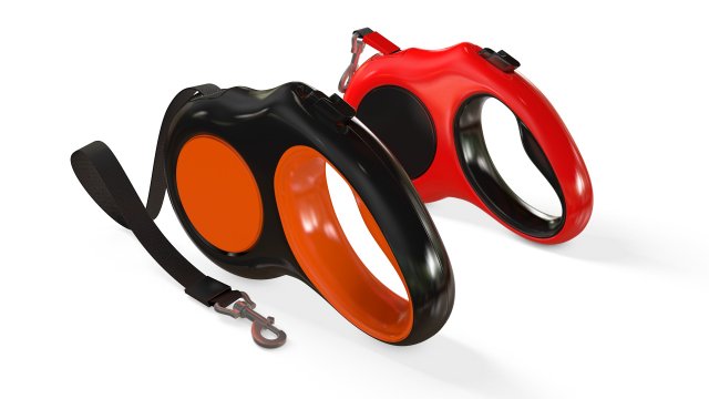 Retractable Dog Leash Flexi 3D मॉडल .c4d .max .obj .3ds .fbx .stl .blend 