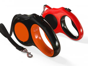 Flexi Tali Anjing yang Dapat Ditarik Model 3D