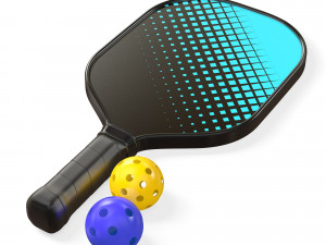 Pickleball set 3D 모델