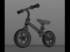 Balance Bike 3D Model