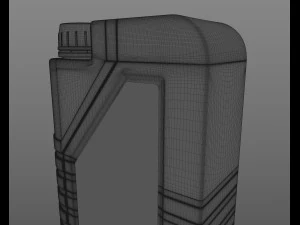 Plastic Jerrycan 3D Model