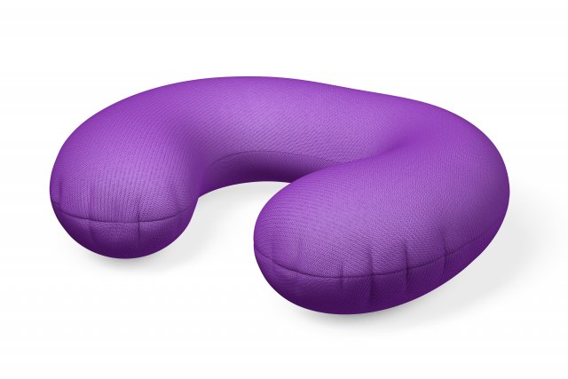Fabric Travel Pillow 3D Model .c4d .max .obj .3ds .fbx .stl .blend 