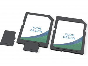 Memory Cards Set 3D Model