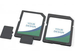 Kumpulan Kartu Memori Model 3D