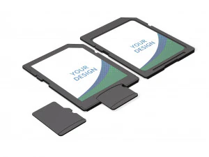 Memory Cards Set 3D Model