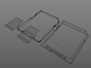 Memory Cards Set Modelo 3D