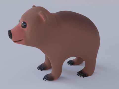 Stylized Bear 3D मॉडल