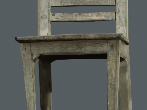 Old Chair 3D 모델