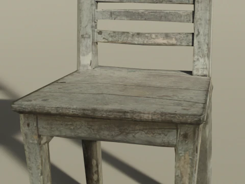Old Chair 3D Model