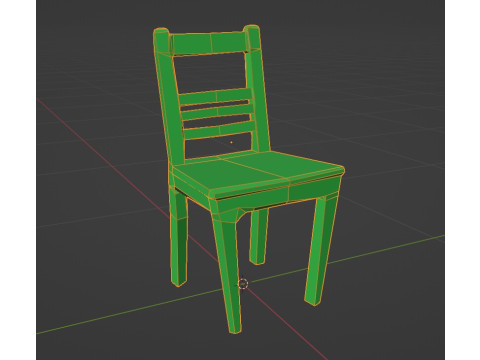 Old Chair 3D 모델