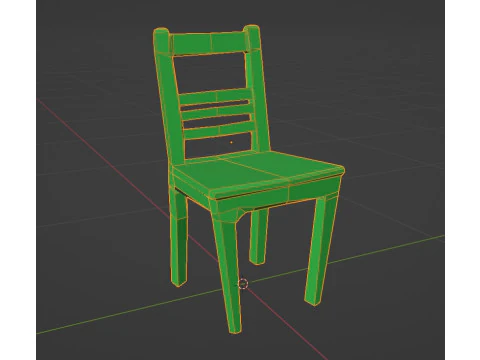 Old Chair 3D Model