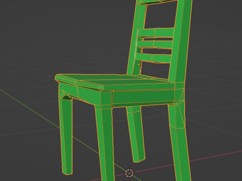 Old Chair 3D 모델