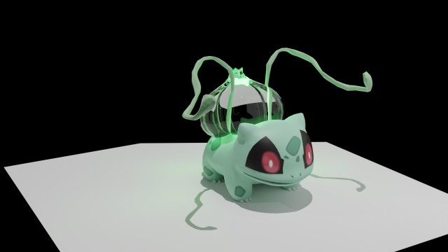 Bulbasaur Pokemon for 3D print Modelo de Impressão 3D .c4d .max .obj .3ds .fbx .stl .blend 