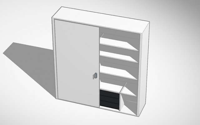 Clothes cabinet Modelo 3D .c4d .max .obj .3ds .fbx .stl .blend 