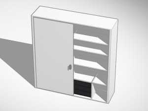 Clothes cabinet 3D 모델