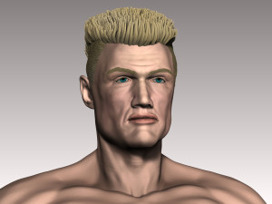 Ivan Drago Rocky 4 3D 打印模型
