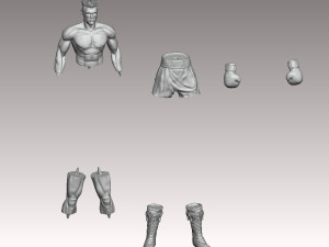 Ivan Drago Rocky 4 3D 打印模型