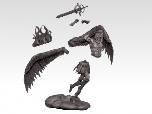 Heroes of Might and Magic 3 Archangel Model 3D-Druckmodell