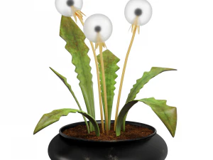 Dandelion Lamp 3D Model