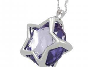 Jewelry Pendant Star Sapphire Modelo 3D