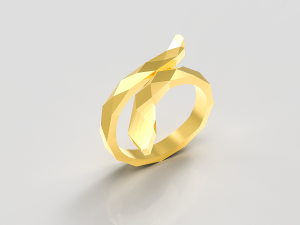 SNAKE RING Modèle 3D