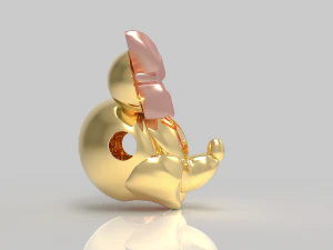 MINNIE MOUSE CHARM 3D Model