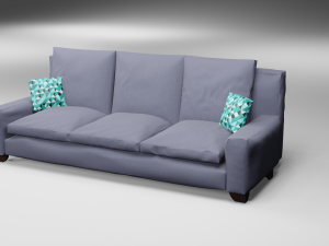 Realistic Sofa 3D Model