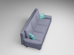 Realistic Sofa Modelo 3D