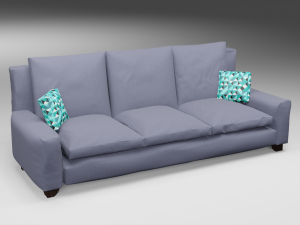 Realistic Sofa Modelo 3D