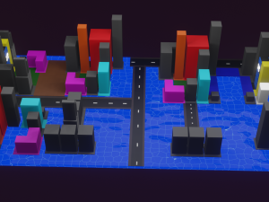 Skyscraper Building Low Poly Assets Low-poly 3D Model