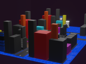 Skyscraper Building Low Poly Assets Low-poly 3D Model