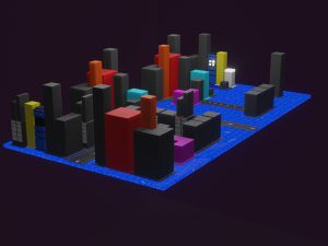 Skyscraper Building Low Poly Assets Low-poly 3D Model