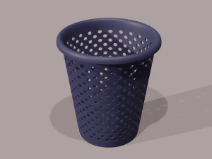 Lixeira de pl&aacute;stico Modelo 3D