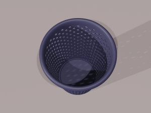 Plastic Dustbin 3D Модель