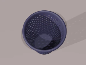 Plastic Dustbin 3D Model